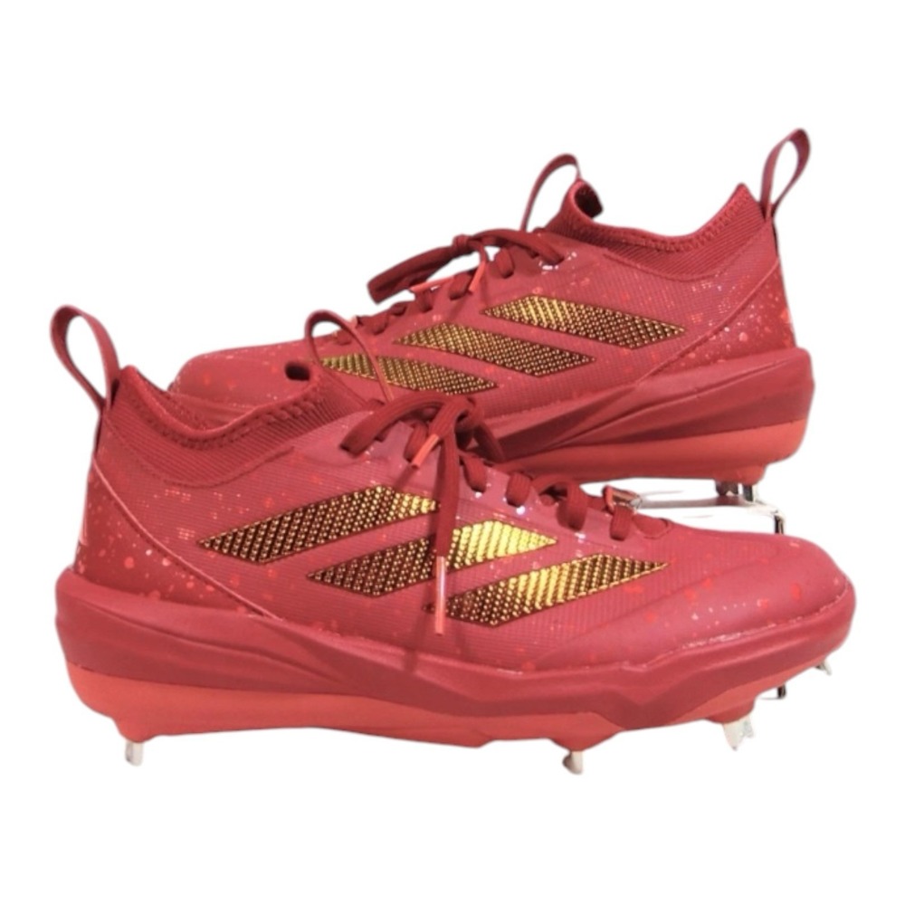 Adidas Adizero Impact 2.0 Shades Team Red Baseball Cleats NEW JQ2091 Men Size 7